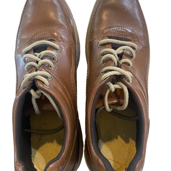 Rockport World Tour Classic Men\'s Brown Leather Size 14 Narrow Shoes # CH3940 main image 7